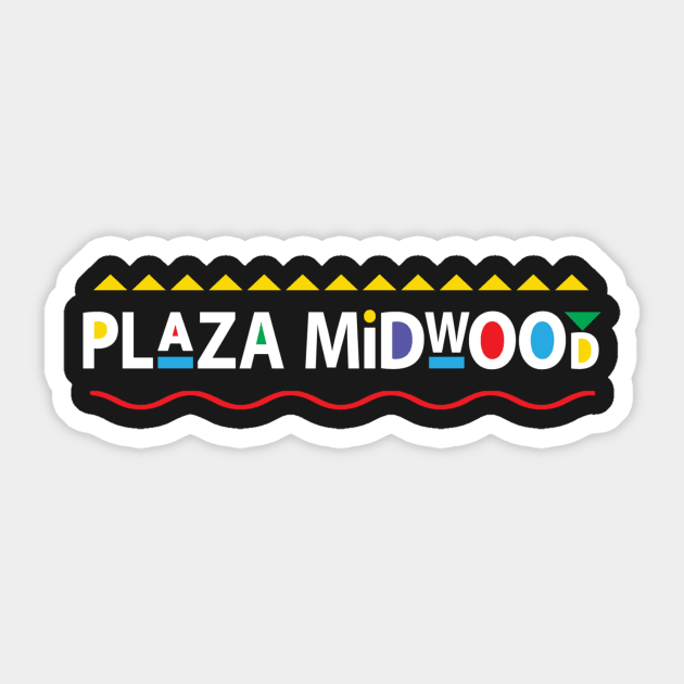 Plaza Midwood Sticker by Mikewirthart